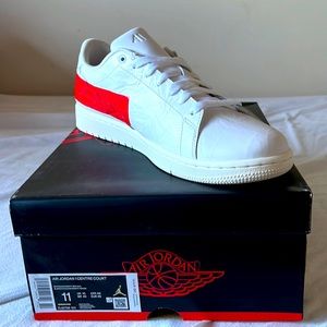 Air Jordan 1 Centre Court Size US 11 Color White/ Red